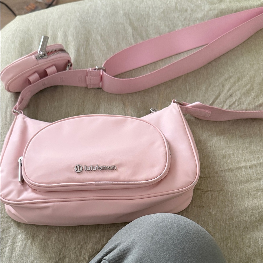 Lululemon Athletica Light Pink Crossbody Bag